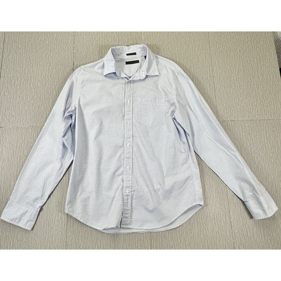 Hawker Rye Other - Hawker Rye Shirt Mens Long Sleeve Blue White Strips Button Up Regular Fit Medium